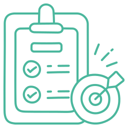 Icône checklist illustrant la vérification juridique